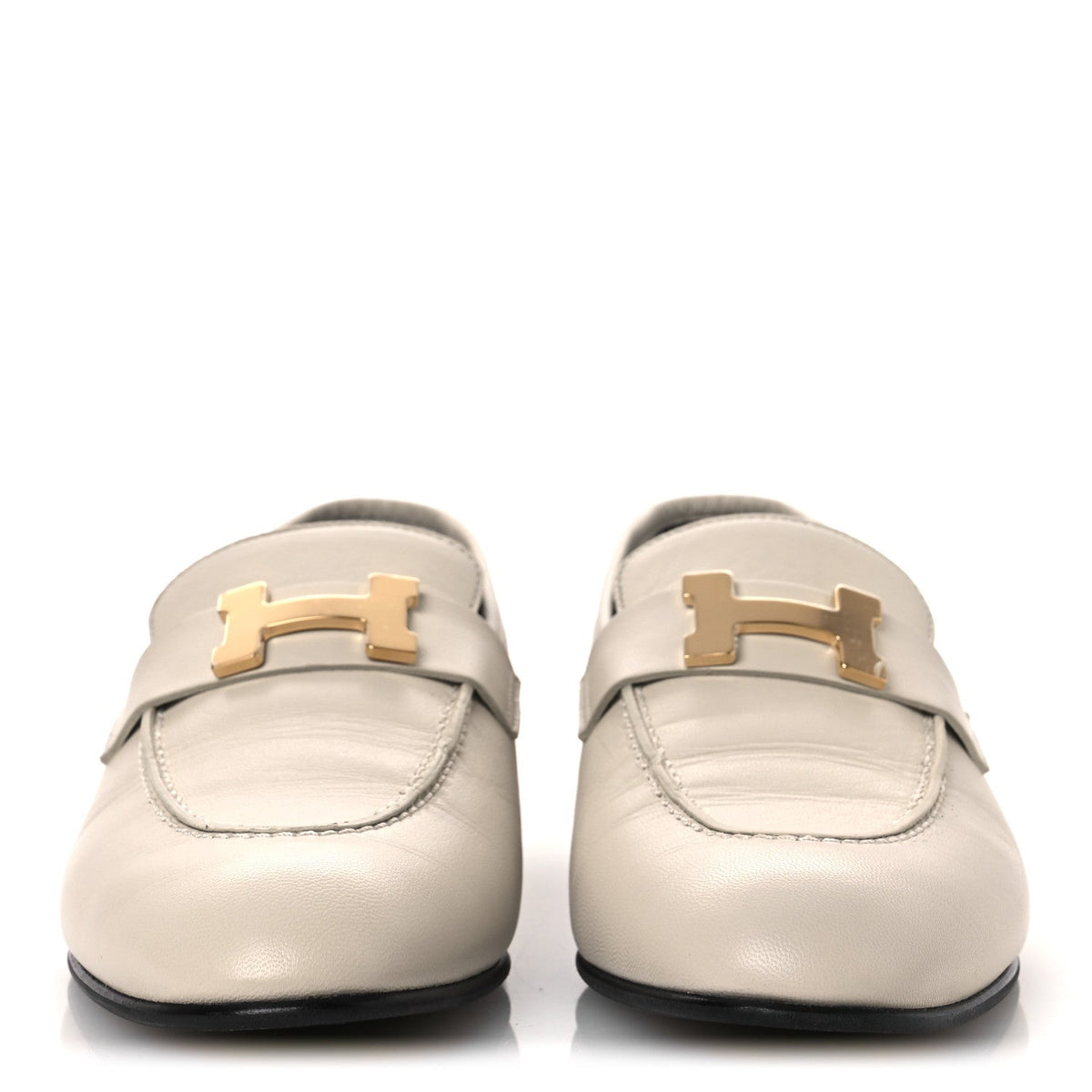 Goatskin Womens Paris Loafers 37 Beige Glaise wholesalehk.shop