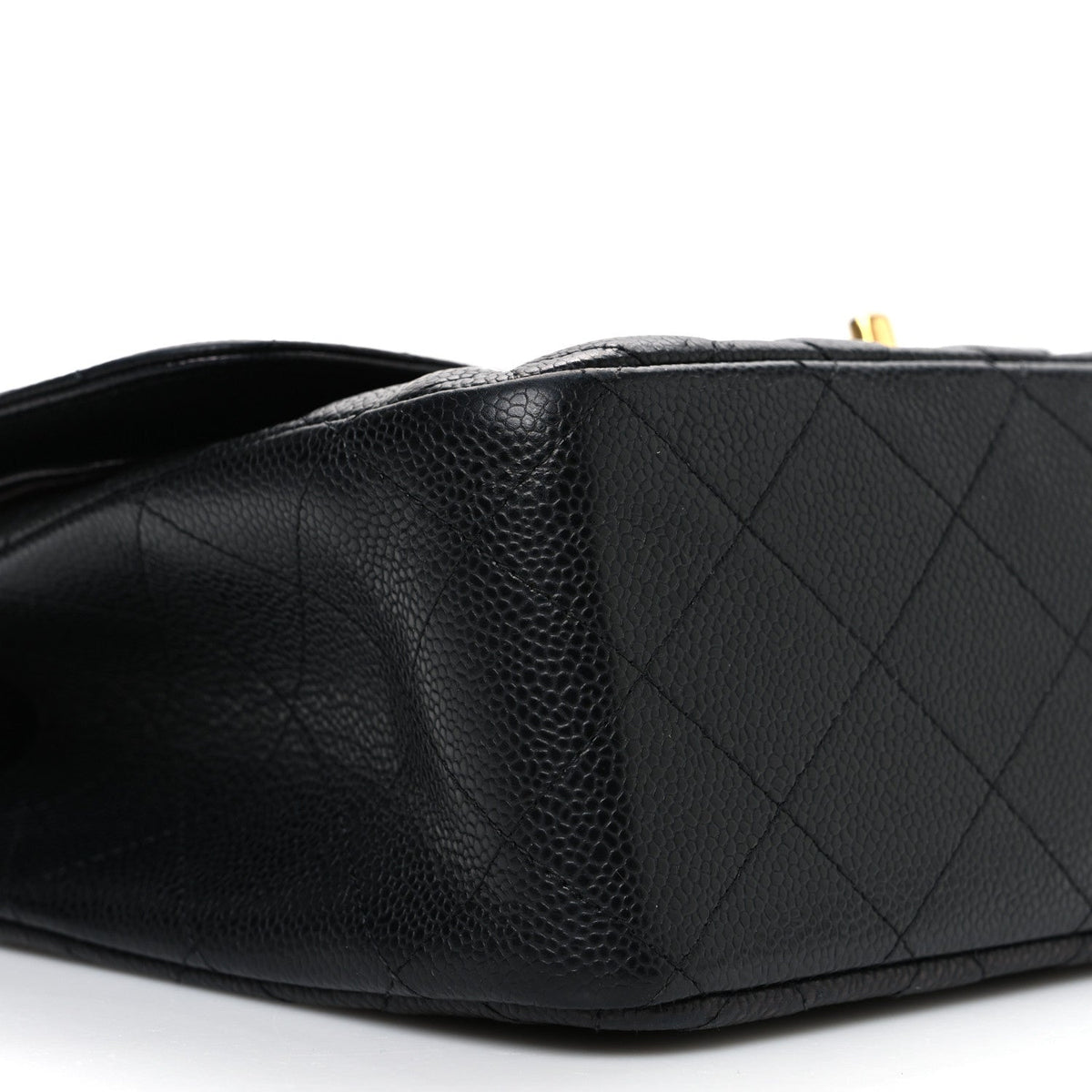 Caviar Quilted Jumbo Double Flap Black wholesalehk.shop