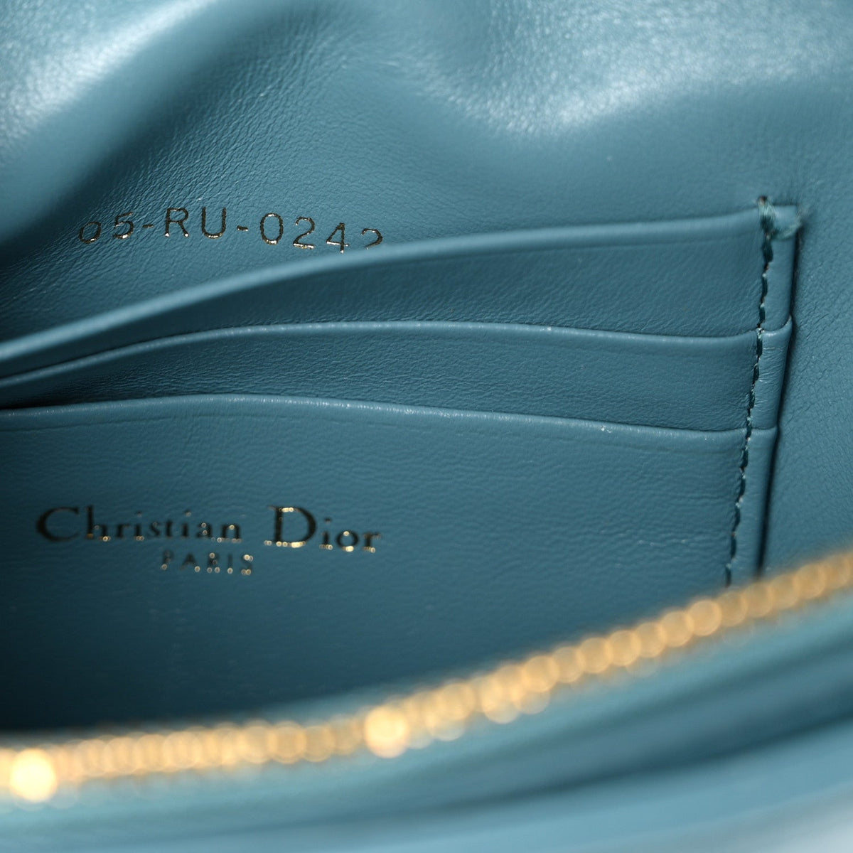 Calfskin Macrocannage Mini Caro Bag Horizon Blue wholesalehk.shop