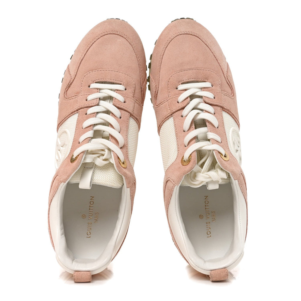 Suede Calfskin Run Away Sneakers 38 Pink £¨ Direct shipment via from wholesalehk.shop