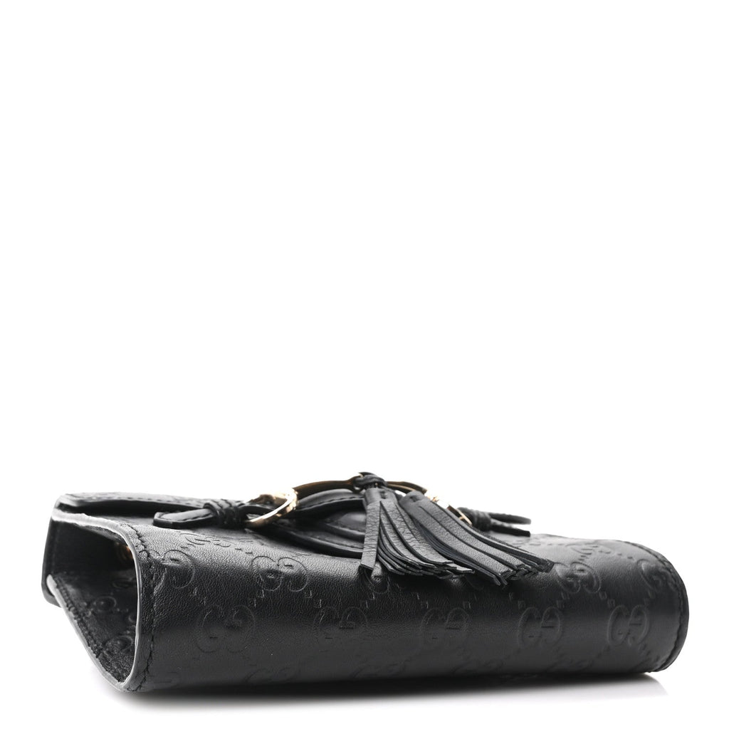 Guccissima Mini Emily Shoulder Bag Black £¨ Direct shipment via from wholesalehk.shop