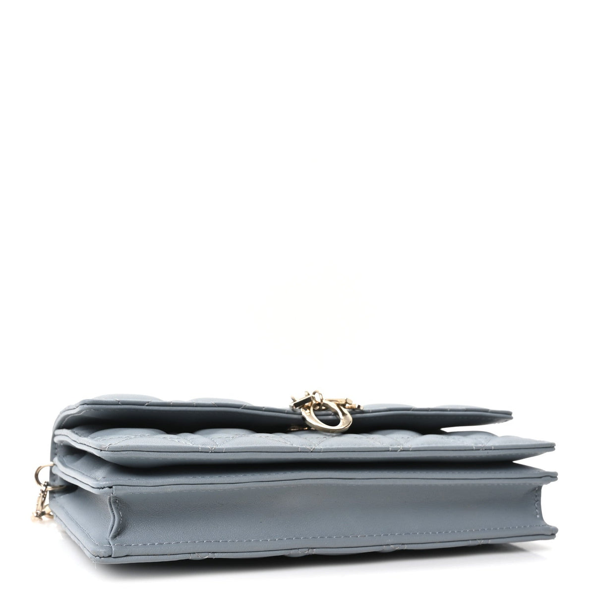 Lambskin Cannage Mini My Dior Top Handle Clutch Cloud Blue wholesalehk.shop
