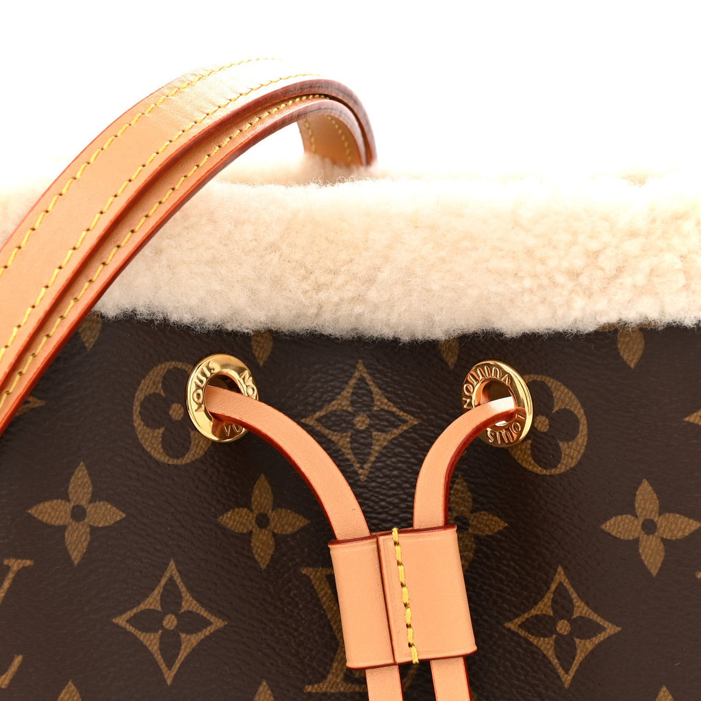 Monogram Shearling Cozygram Neonoe BB £¨ Direct shipment via from wholesalehk.shop