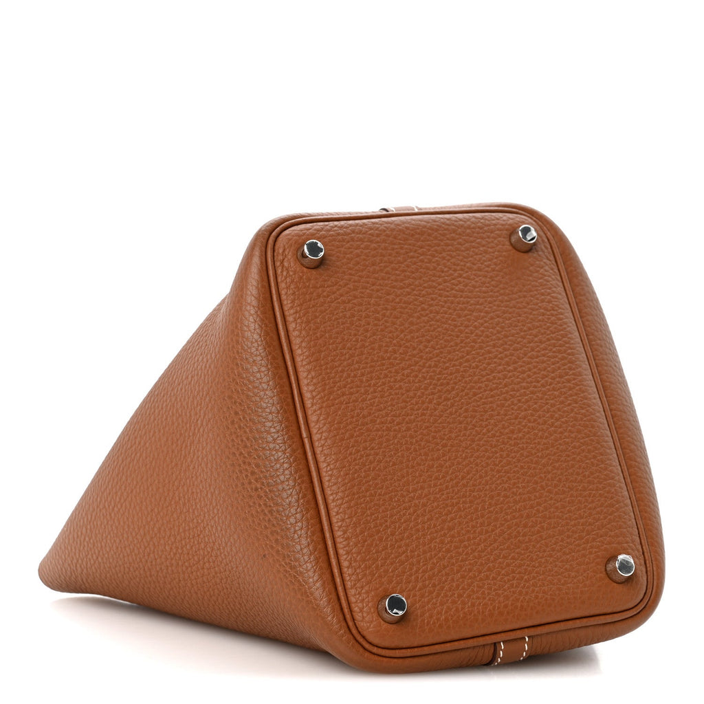 Taurillon Clemence Picotin Lock 18 PM Gold £¨ Direct shipment via from wholesalehk.shop