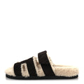Suede Goatskin Woolskin Womens Chypre Sandals 38.5 Marron Ebene wholesalehk.shop