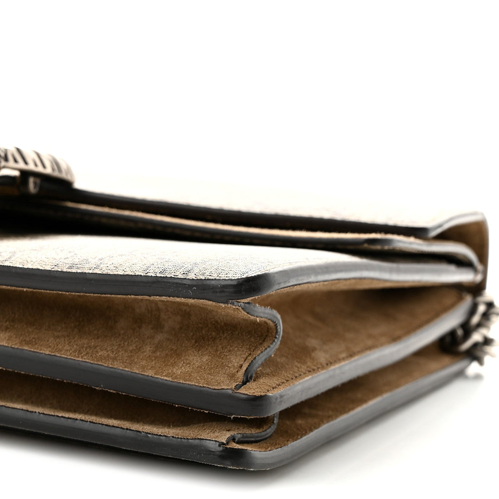GG Supreme Monogram Medium Dionysus Shoulder Bag Taupe wholesalehk.shop