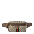 Soft GG Supreme Monogram Medium Ophidia Belt Bag Dark Brown wholesalehk.shop