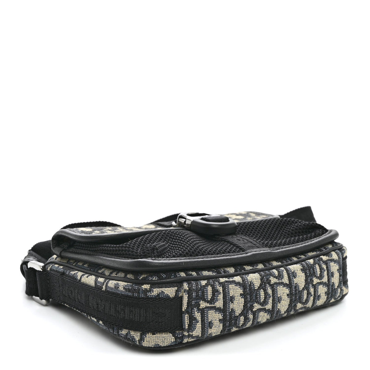 Oblique Jacquard Dior 8 Pouch With Strap Blue Black wholesalehk.shop