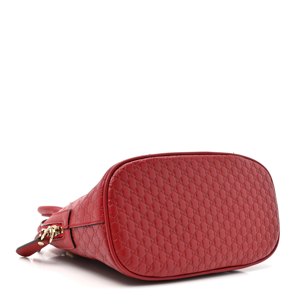 Soft Microguccissima Mini Dome Bag Rosso £¨ Direct shipment via from wholesalehk.shop
