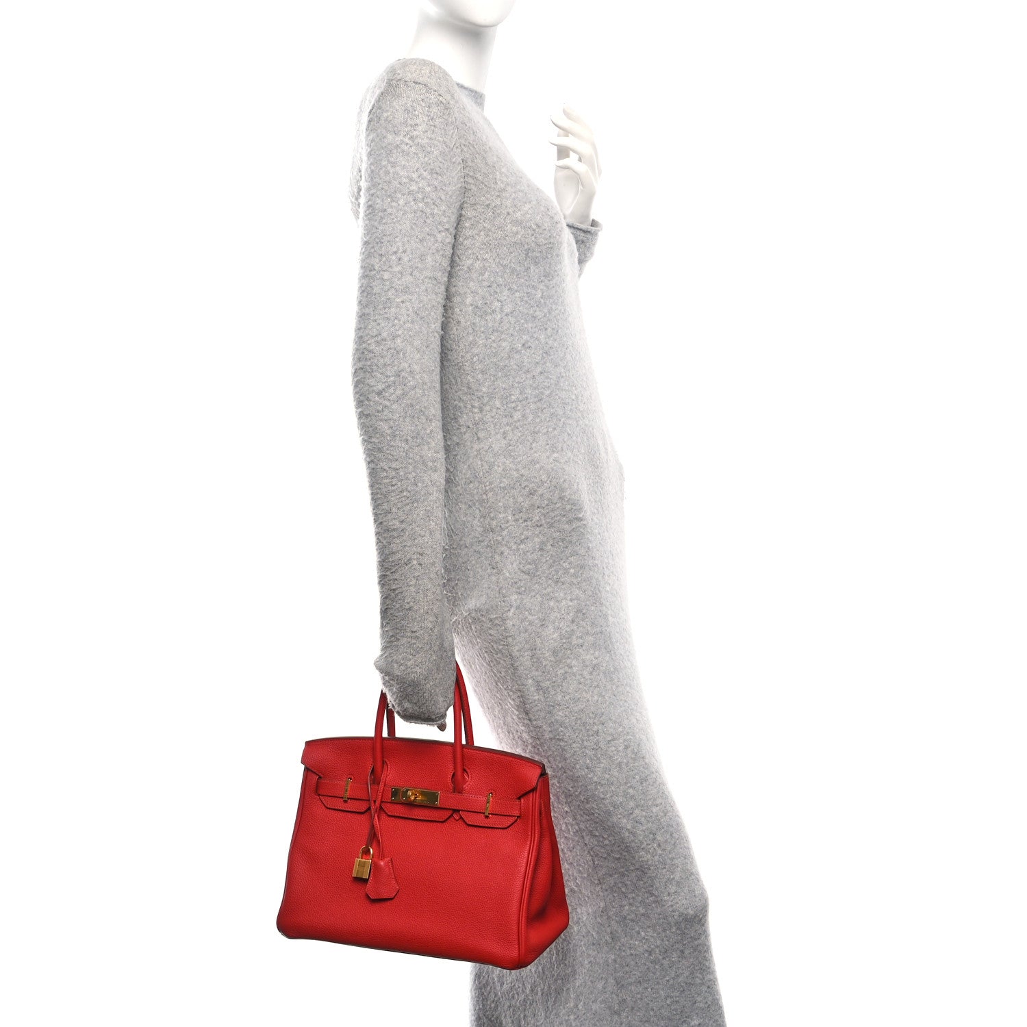 Taurillon Clemence Birkin 30 Rouge Casaque £¨ Direct shipment via from wholesalehk.shop