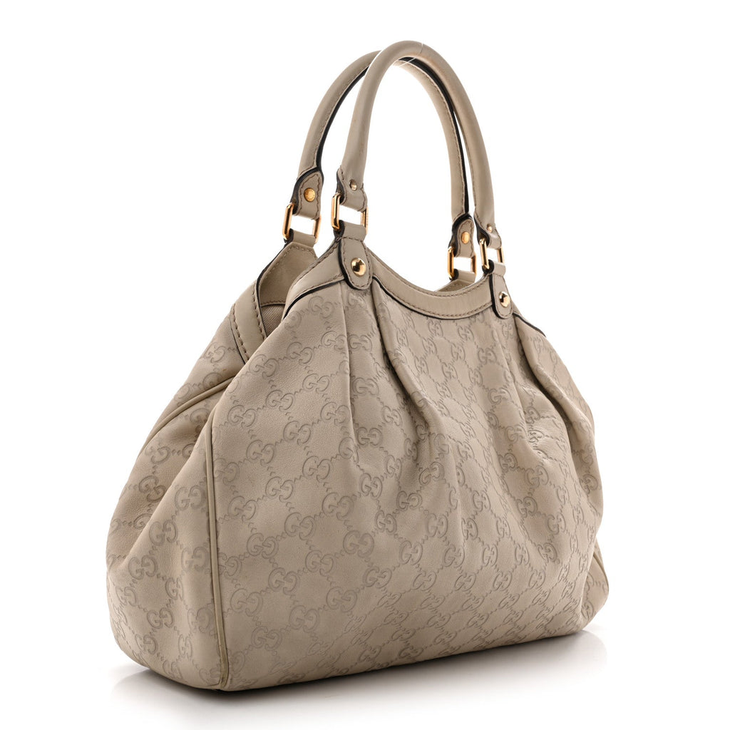 Guccissima Medium Sukey Tote Mystic White £¨ Direct shipment via from wholesalehk.shop