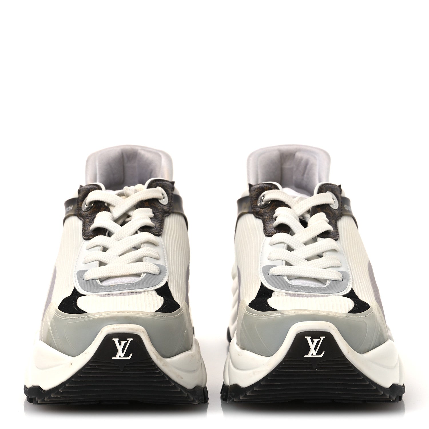Monogram Calfskin Run 55 Sneakers 38 White £¨ Direct shipment via from wholesalehk.shop