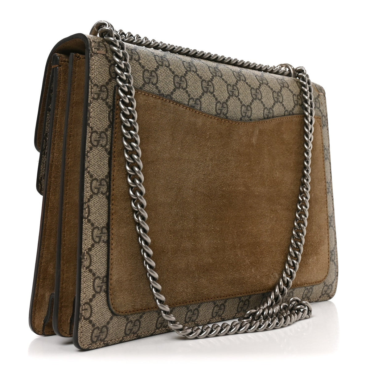 GG Supreme Monogram Medium Dionysus Shoulder Bag Taupe Taupe wholesalehk.shop