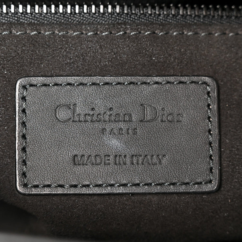 Ultra Matte Calfskin Cannage Medium Lady Dior Black wholesalehk.shop
