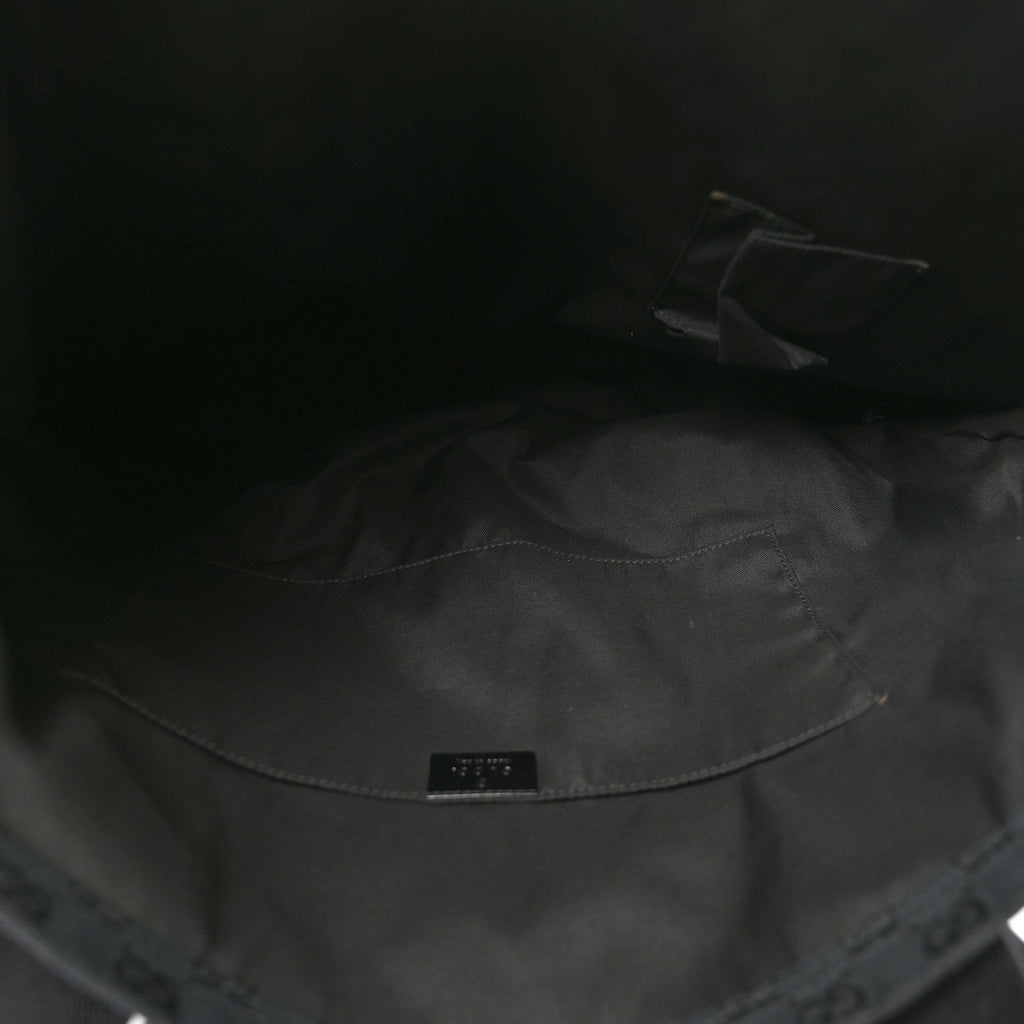 GG Monogram Medium Handle Vertical Tote Black wholesalehk.shop