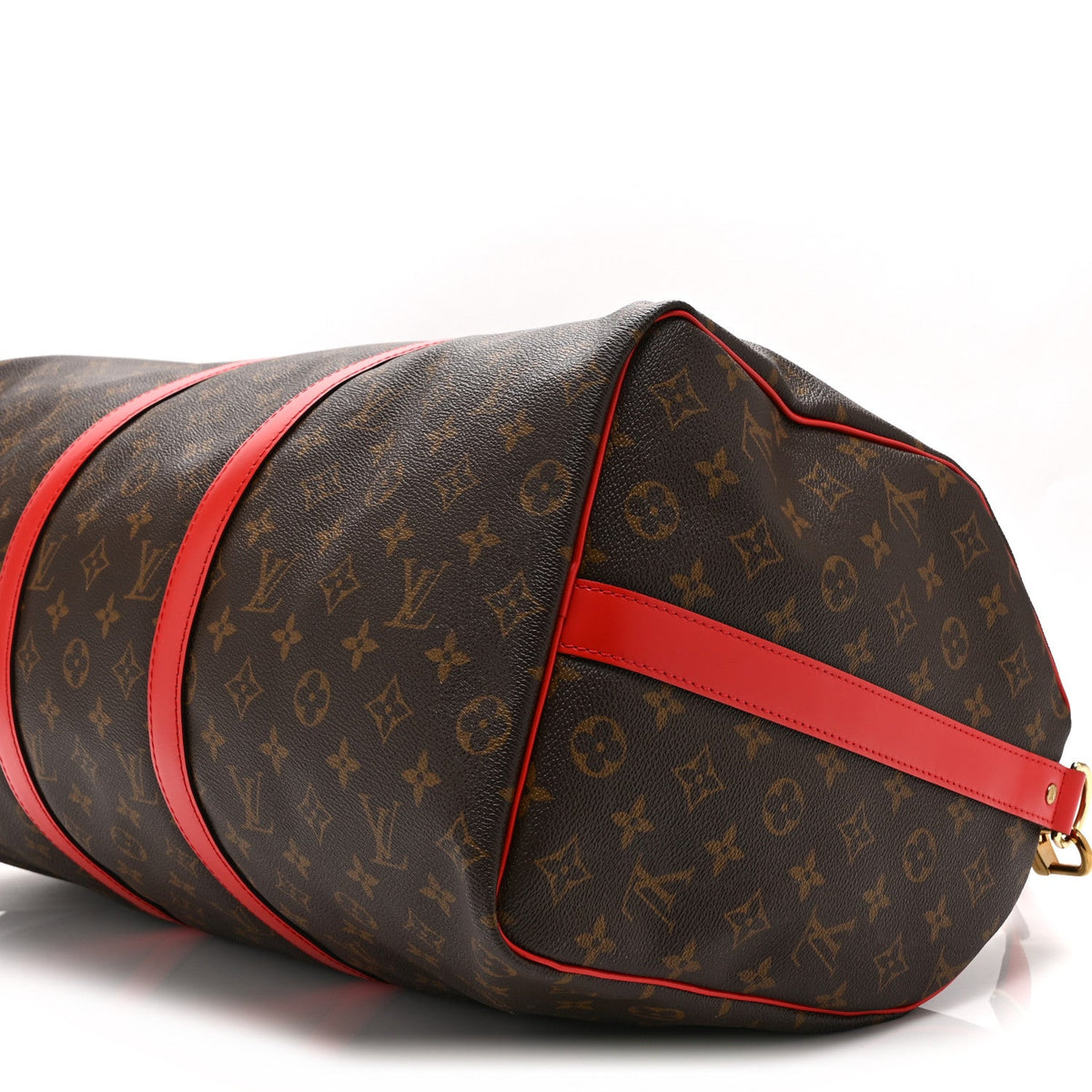 Calfskin Monogram Keepall Bandouliere 50 Coquelicot wholesalehk.shop
