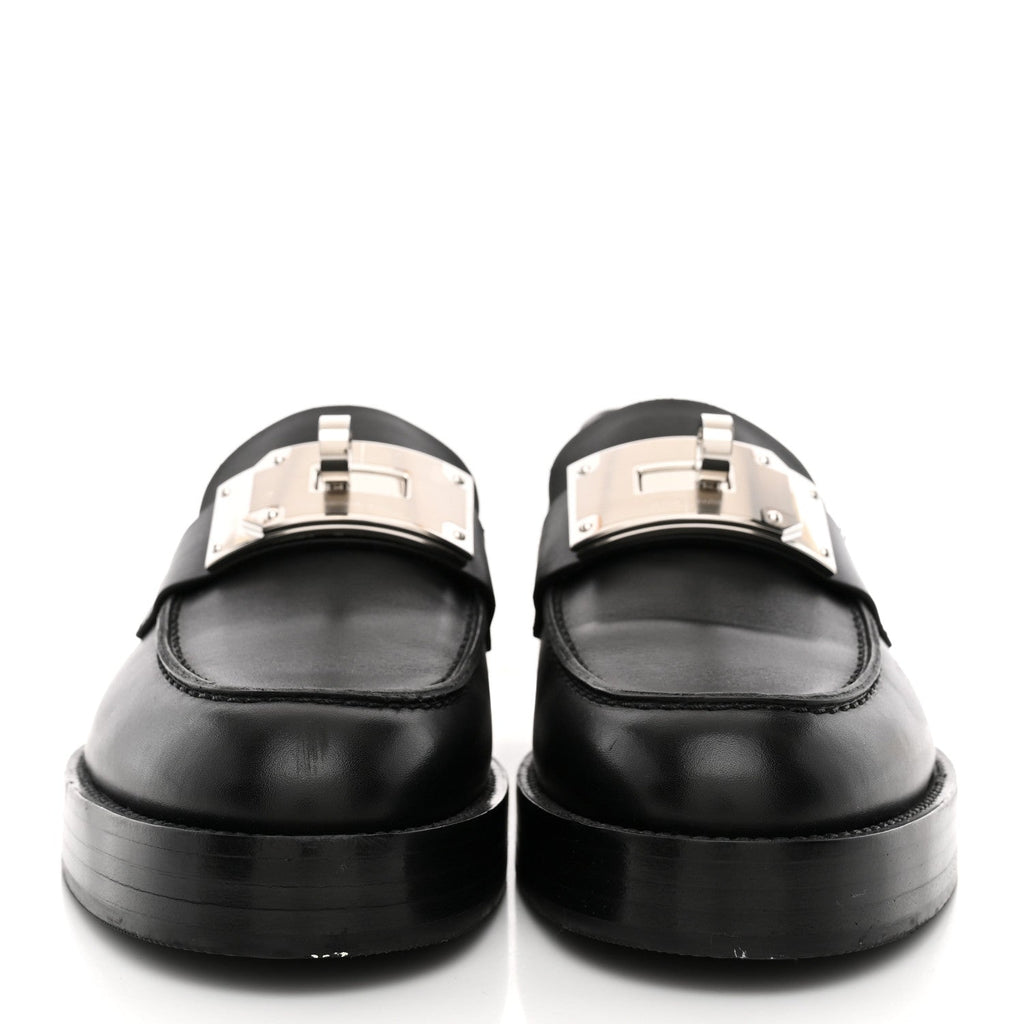 Calfskin Womens Hot Loafer 38 Black wholesalehk.shop
