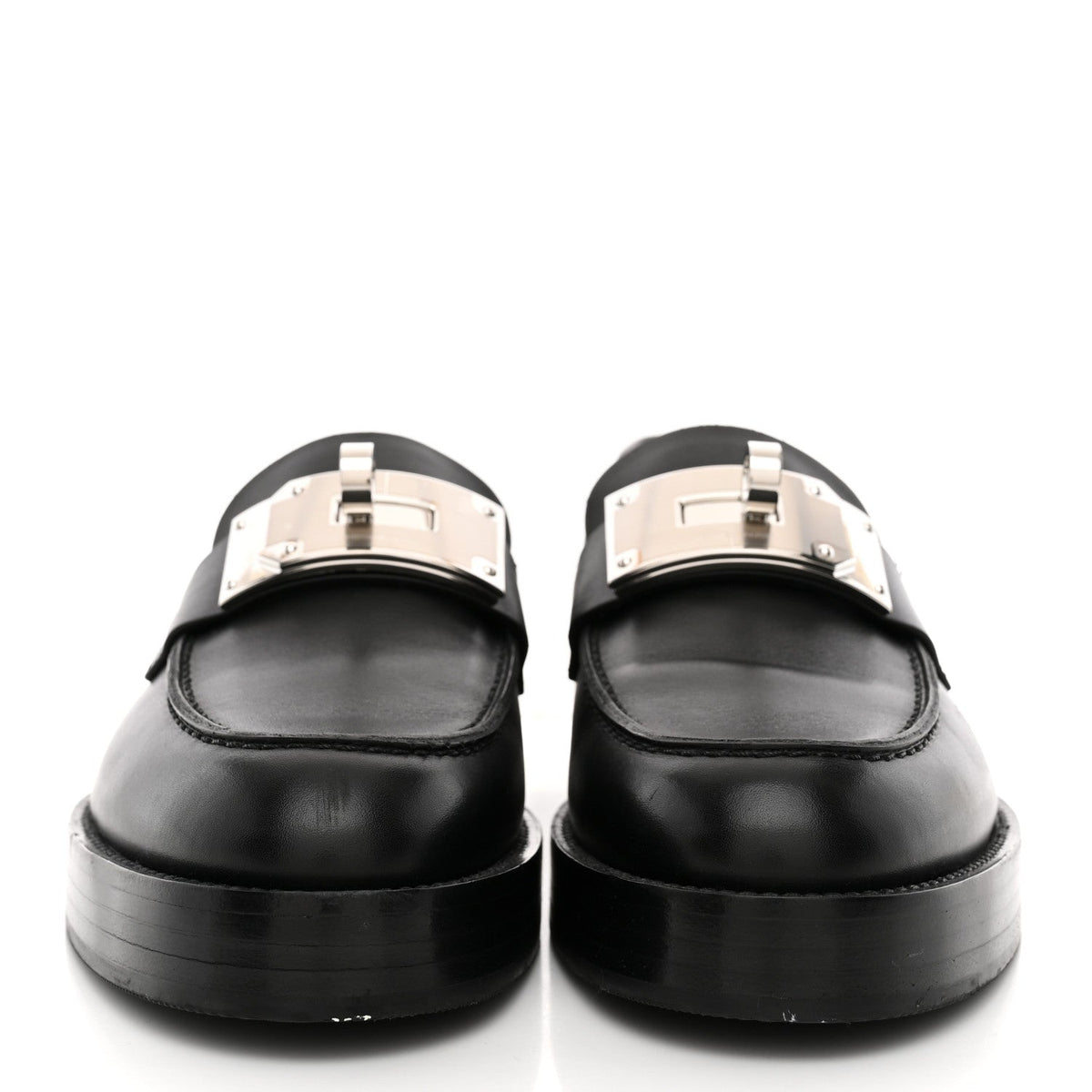 Calfskin Womens Hot Loafer 38 Black wholesalehk.shop