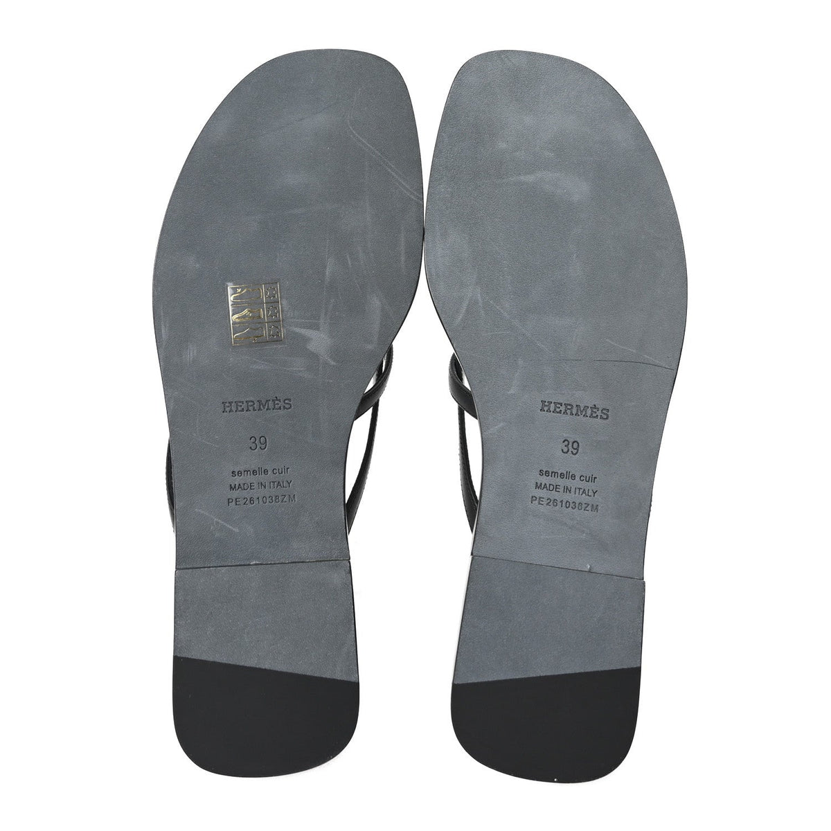 Calfskin Miss Sandals 39 Black wholesalehk.shop