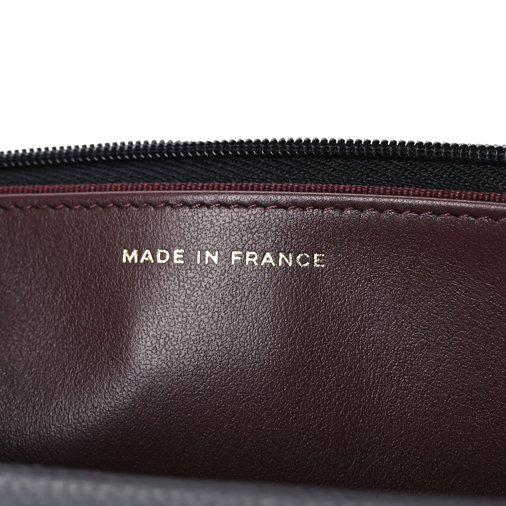 Caviar Quilted CC Turnlock Wallet On Chain WOC Black wholesalehk.shop