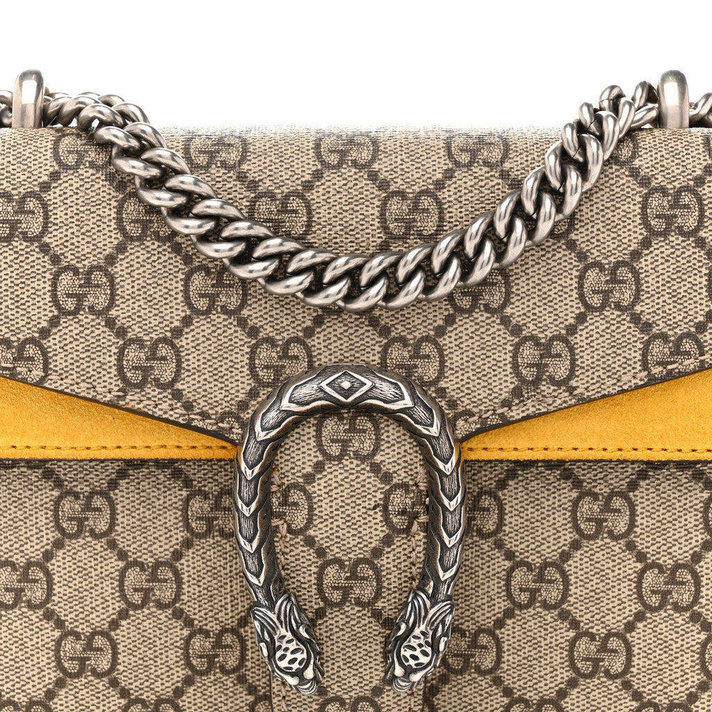 GG Supreme Monogram Mini Dionysus Shoulder Bag Yellow wholesalehk.shop