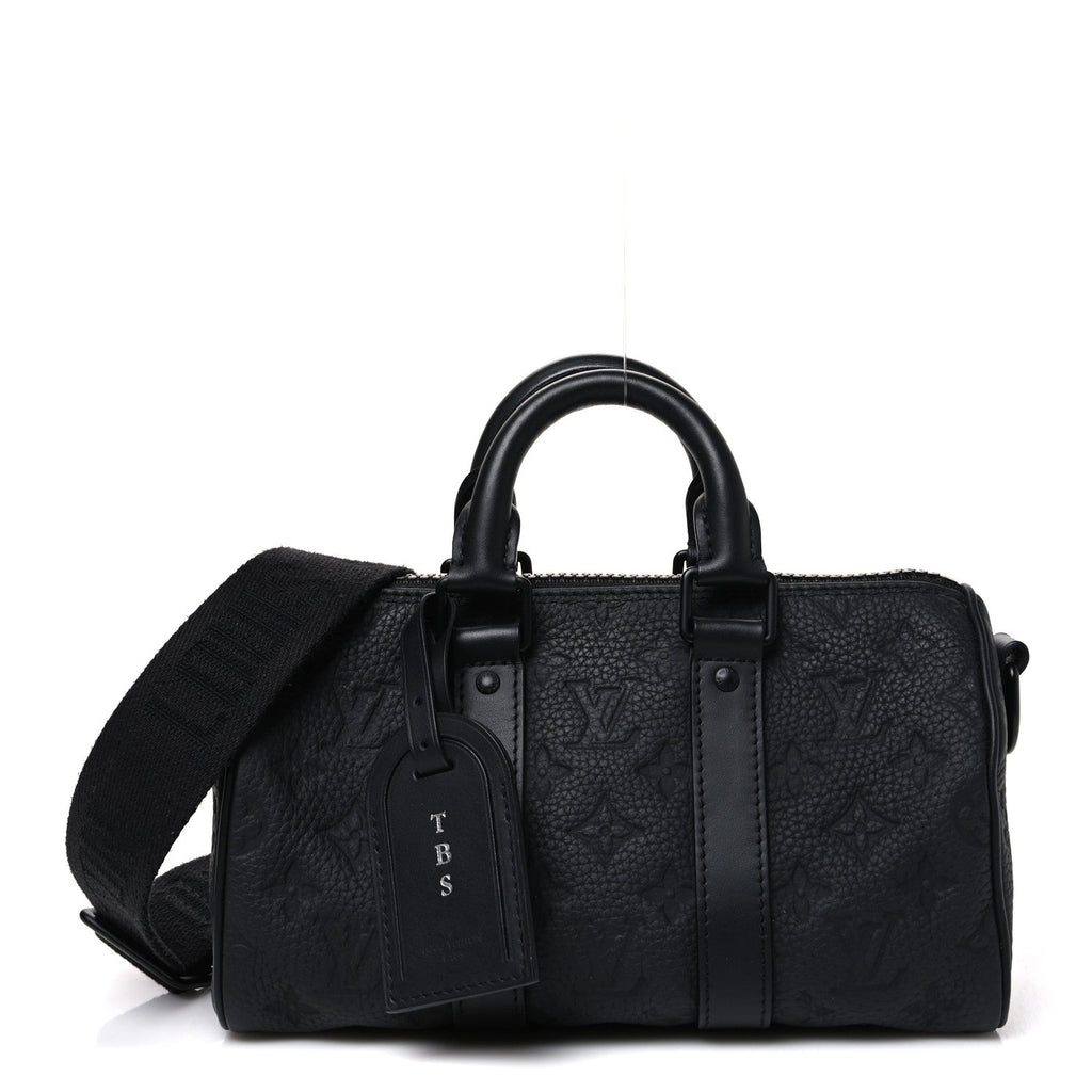 Monogram Taurillon Keepall Bandouliere 25 Black wholesalehk.shop