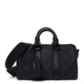 Monogram Taurillon Keepall Bandouliere 25 Black wholesalehk.shop