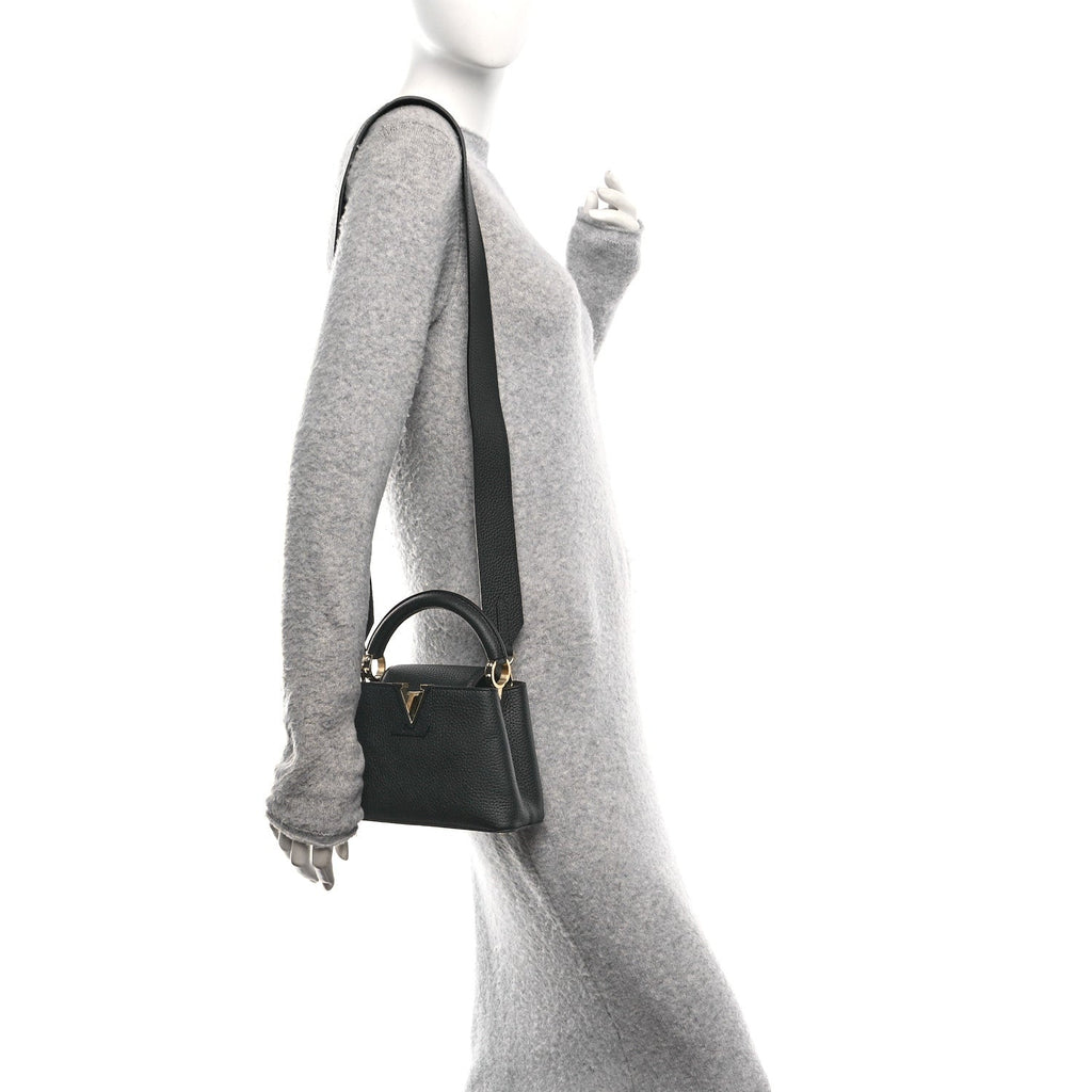 Taurillon Mini Capucines Black £¨ Direct shipment via from wholesalehk.shop