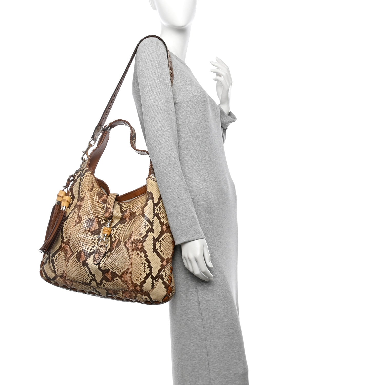 Snakeskin Large New Jackie Shoulder Bag Multicolor £¨ Direct shipment via from wholesalehk.shop