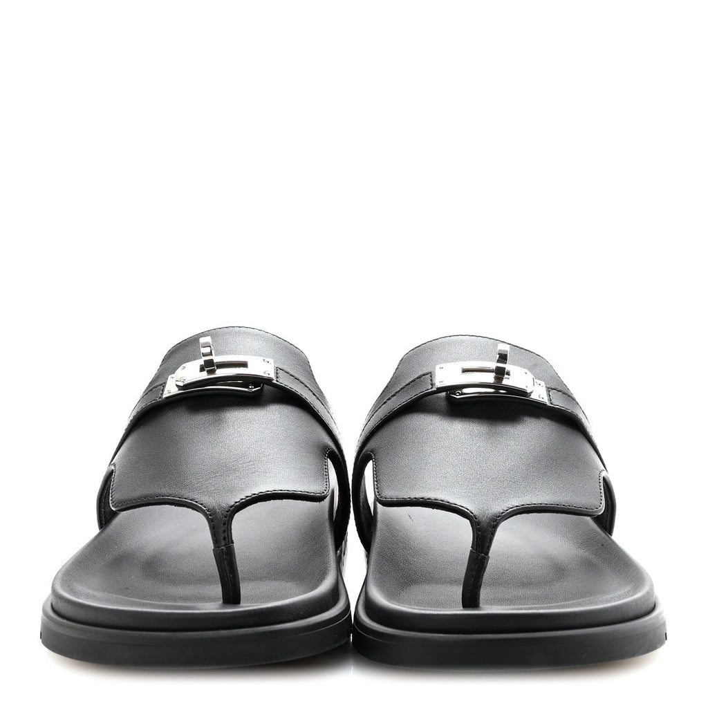 Calfskin Womens Empire Sandals 38 Black wholesalehk.shop