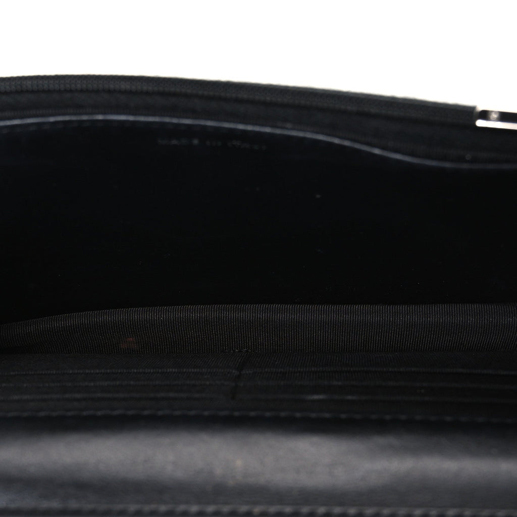 Patent Quilted Bi-Color Wallet On Chain WOC Red Black wholesalehk.shop
