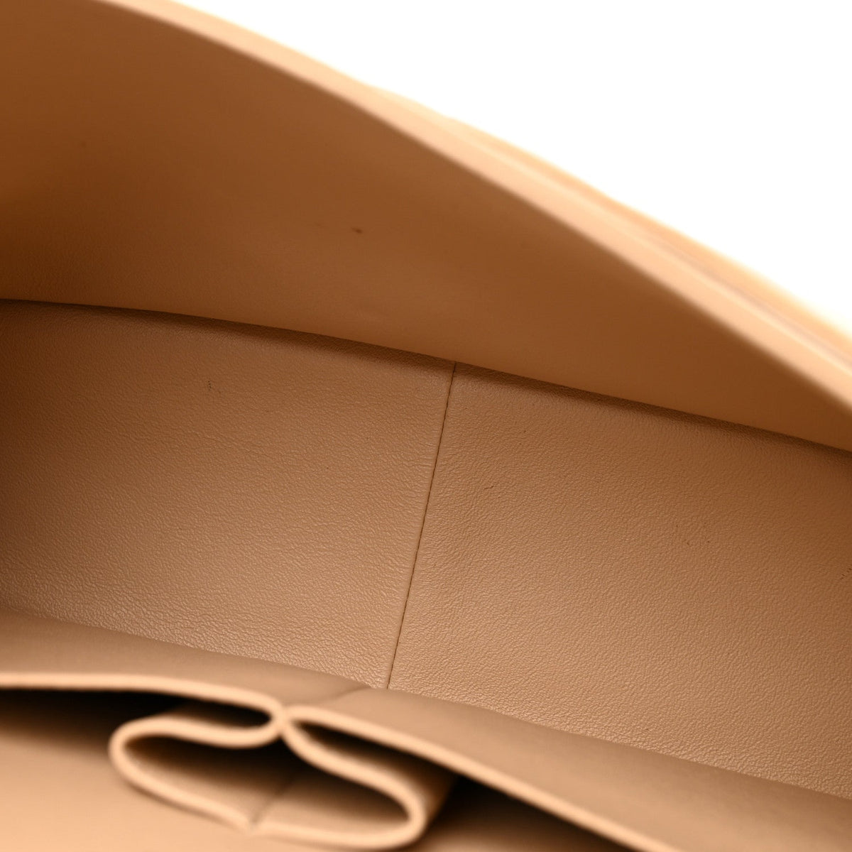 Lambskin Quilted Jumbo Double Flap Light Beige wholesalehk.shop