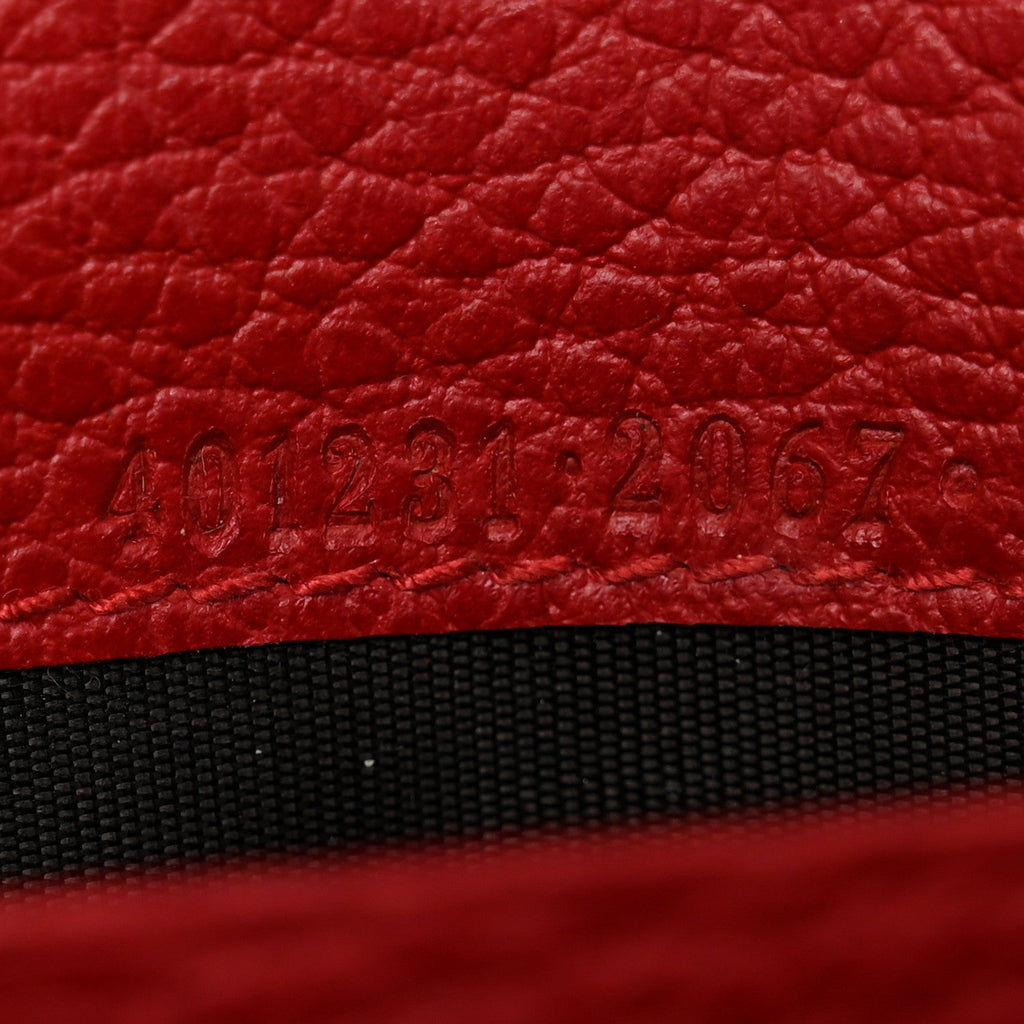 Calfskin Mini Dionysus Chain Wallet Hibiscus Red wholesalehk.shop