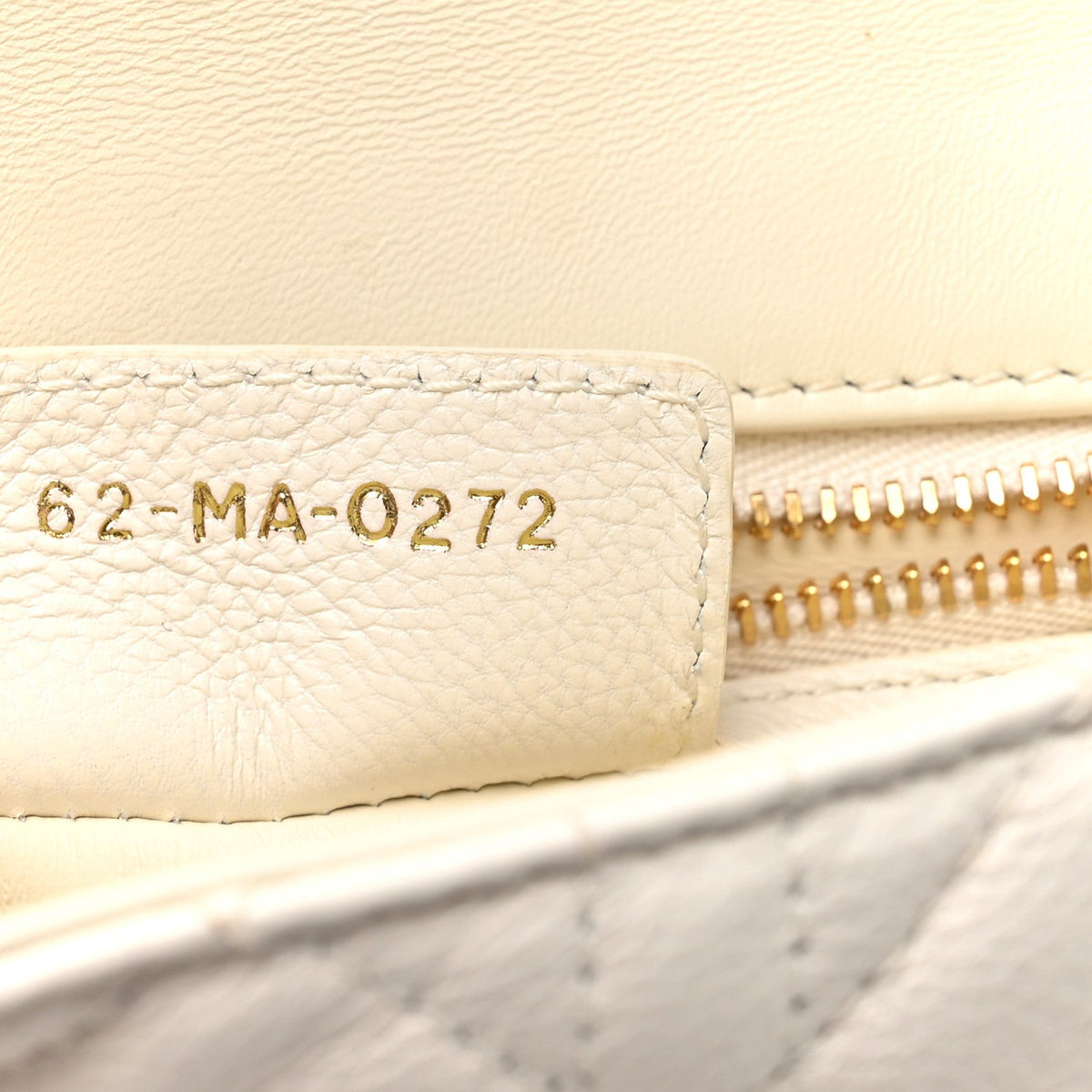 Grained Calfskin Cannage Small Caro Bag White wholesalehk.shop
