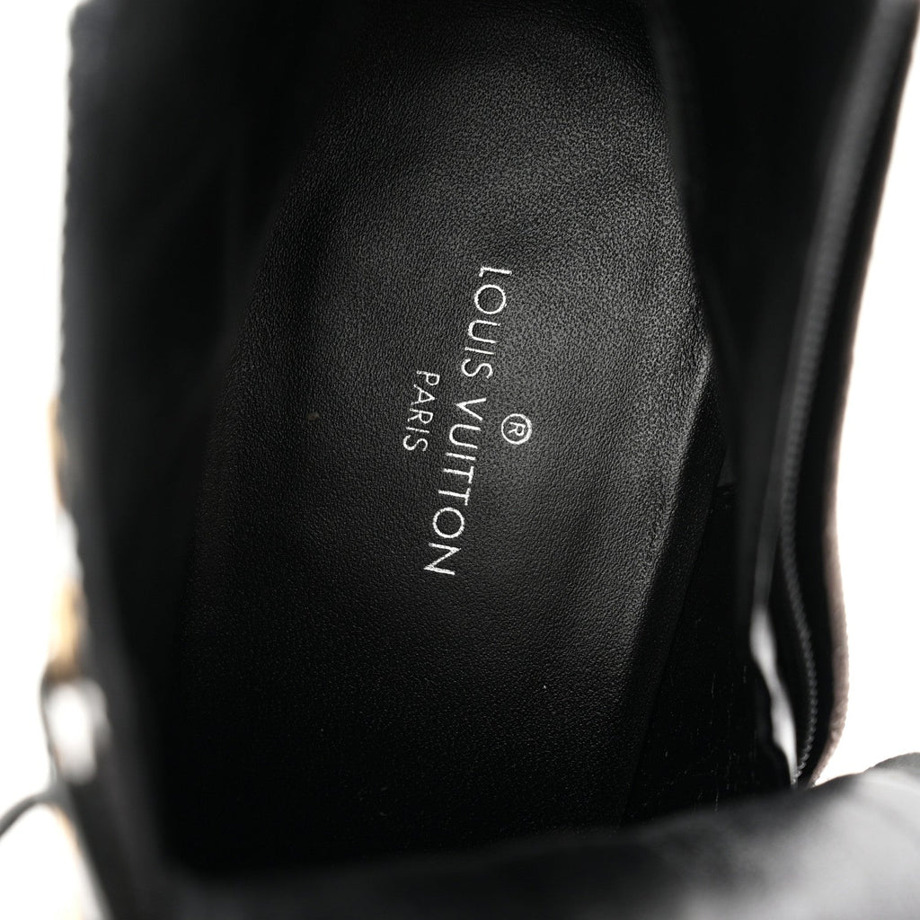 Patent Calfskin Monogram Star Trail Ankle Boots 39 Black £¨ Direct shipment via from wholesalehk.shop