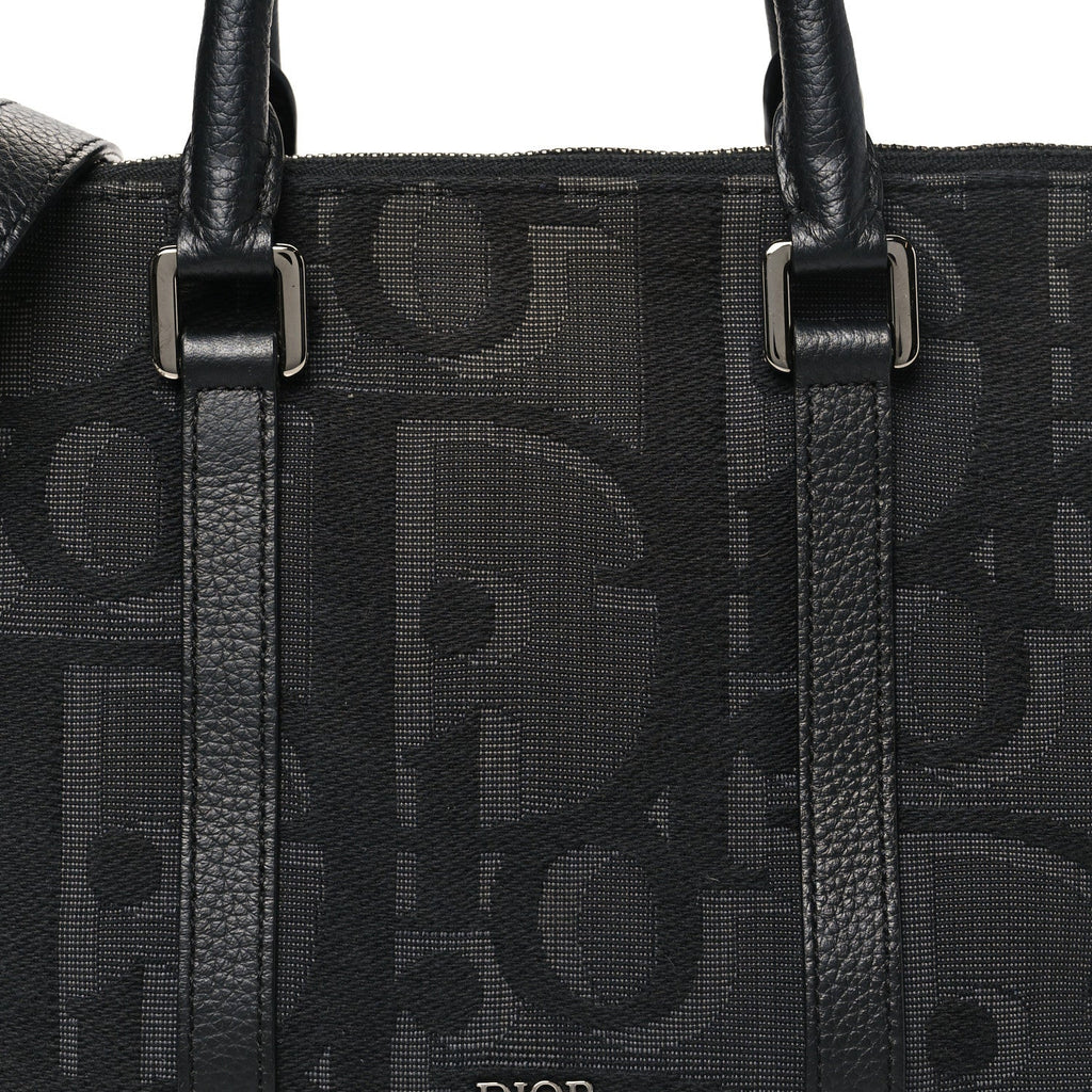 Maxi Oblique Jacquard Weekender 25 Black wholesalehk.shop