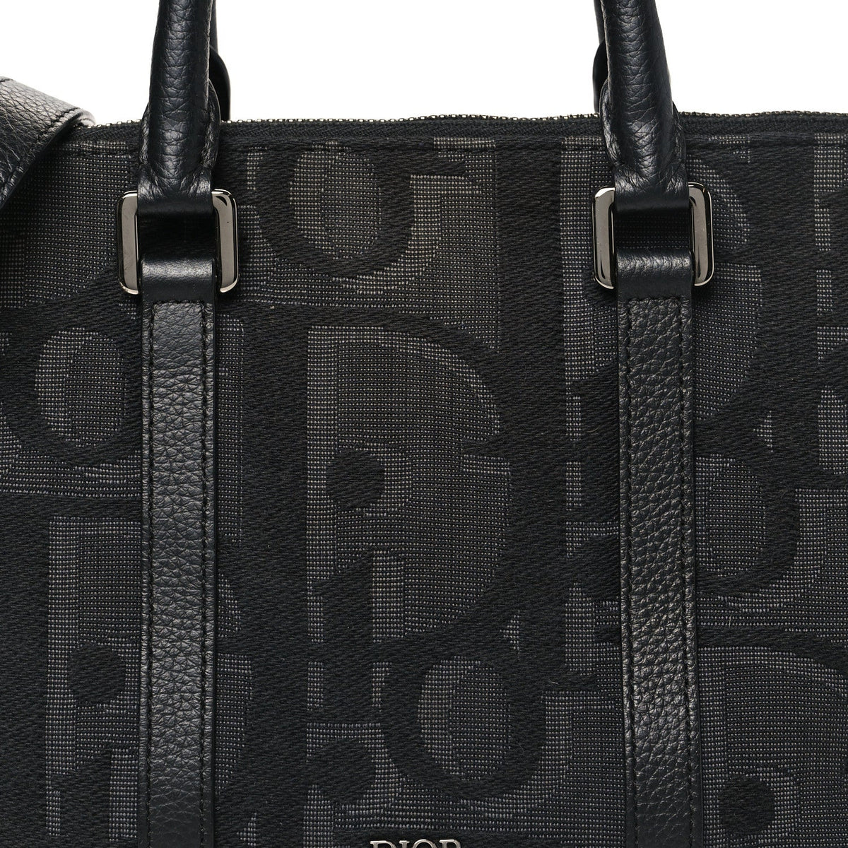 Maxi Oblique Jacquard Weekender 25 Black wholesalehk.shop