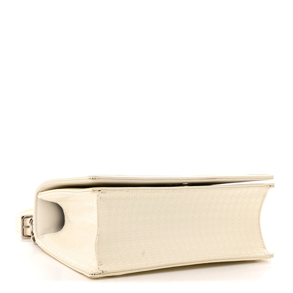 Patent Micro-Cannage Small Diorama Flap Bag White ¡§ Direct shipment via from wholesalehk.shop