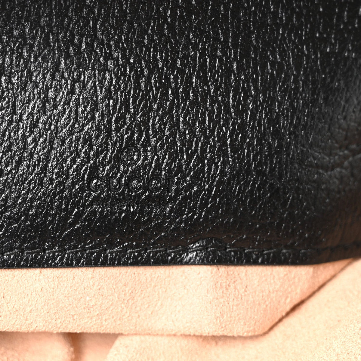 Grained Calfskin Web Mini Ophidia Round Backpack  Black wholesalehk.shop
