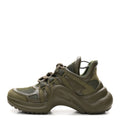 Calfskin Technical Nylon LV Archlight Sneakers 38 Green £¨ Direct shipment via from wholesalehk.shop