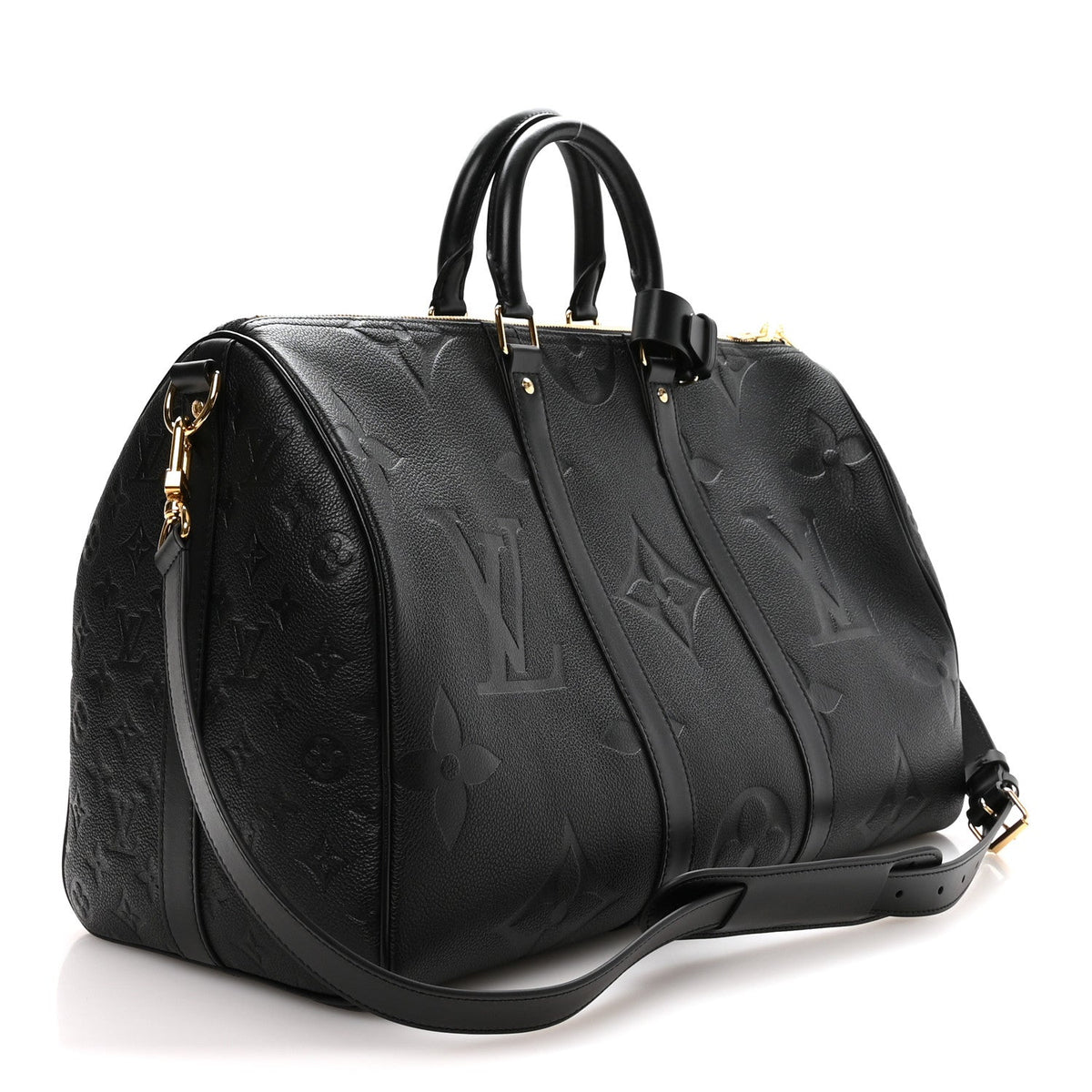 Empreinte Monogram Giant Keepall Bandouliere 45 Black Black wholesalehk.shop