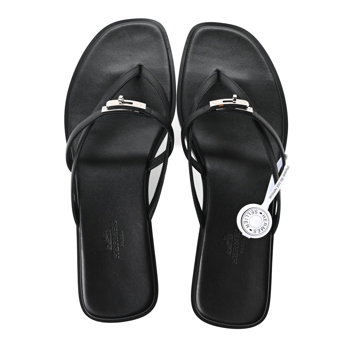 Calfskin Miss Sandals 39 Black wholesalehk.shop