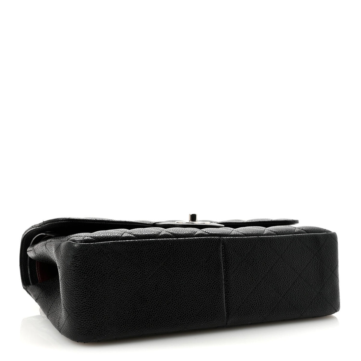 Caviar Quilted Jumbo Double Flap Black wholesalehk.shop