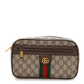 Soft GG Supreme Monogram Medium Ophidia Belt Bag Dark Brown wholesalehk.shop