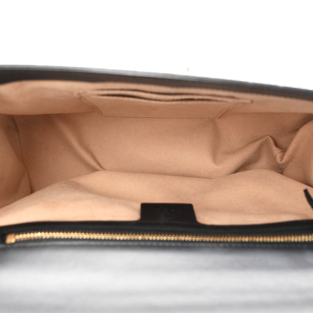 Guccissima Medium Padlock Shoulder Bag Black £¨ Direct shipment via from wholesalehk.shop