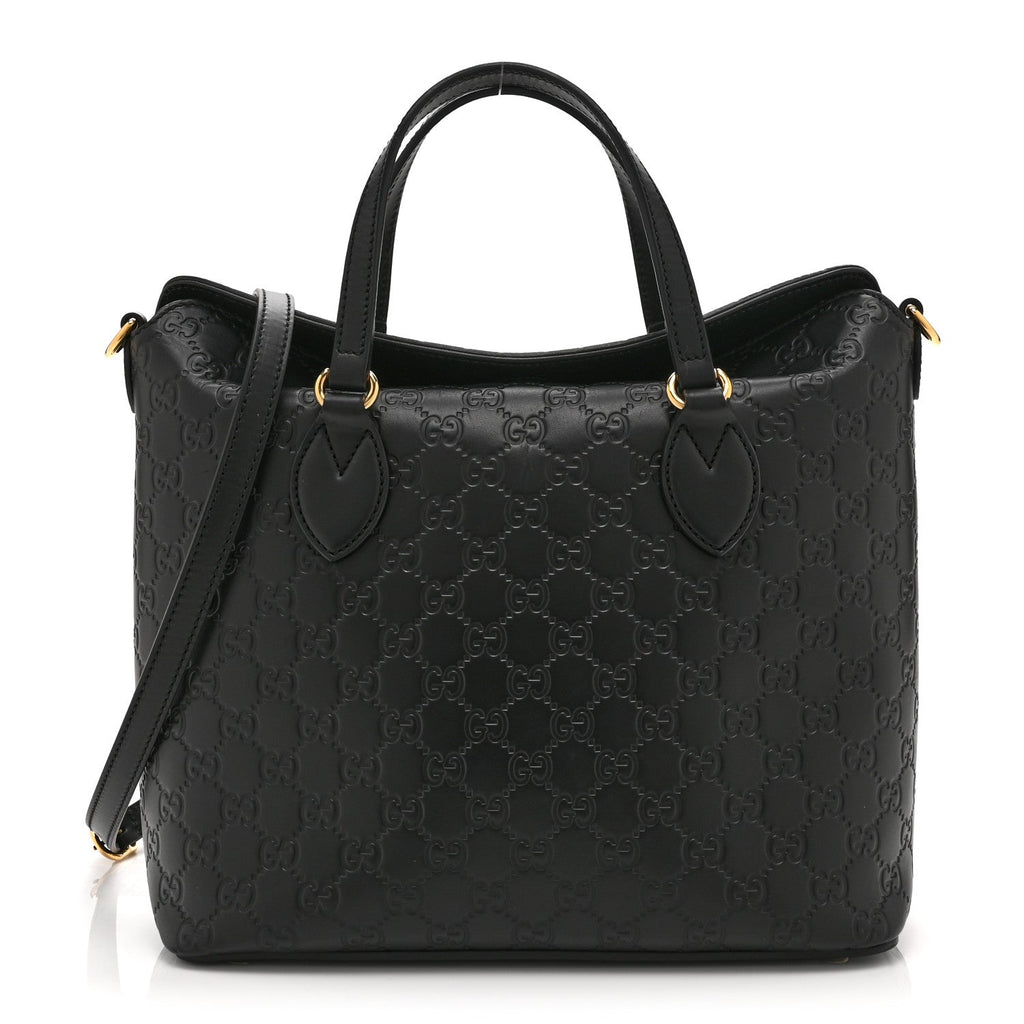 Guccissima Linea A Foldover Tote Black £¨ Direct shipment via from wholesalehk.shop
