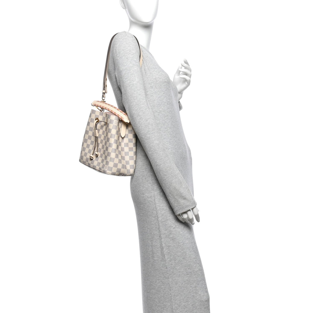 Damier Azur Braided Neonoe BB Pink £¨ Direct shipment via from wholesalehk.shop