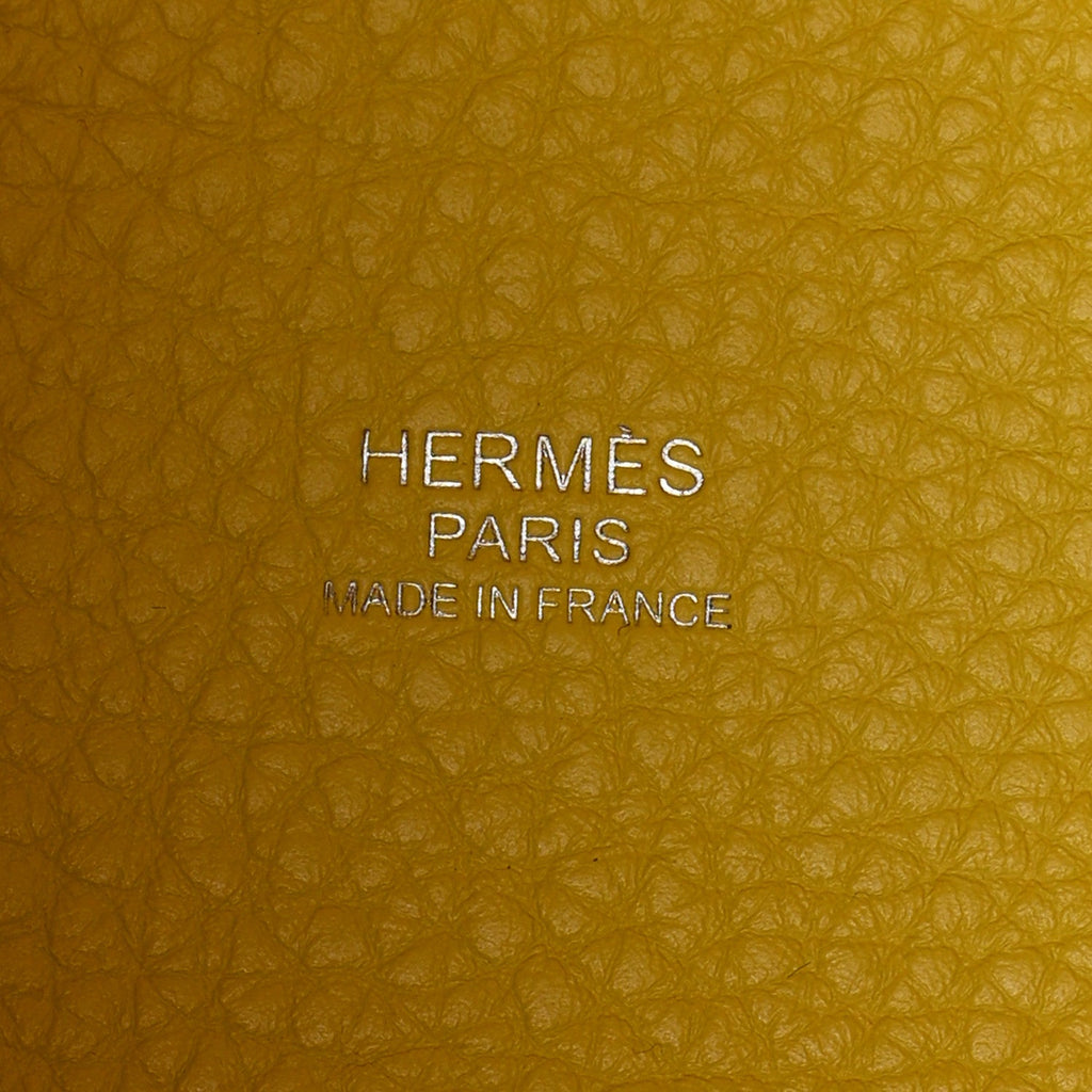 Taurillon Clemence Casaque Picotin Lock 18 PM Lime Sesame £¨ Direct shipment via from wholesalehk.shop
