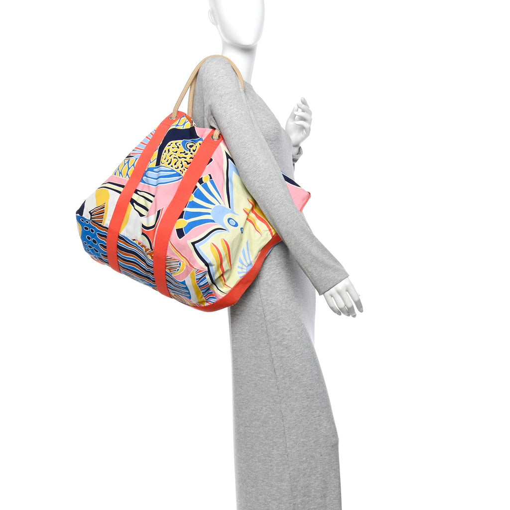 Cotton Traffic Jam Beach Bag Marine Rose £¨ Direct shipment via from wholesalehk.shop