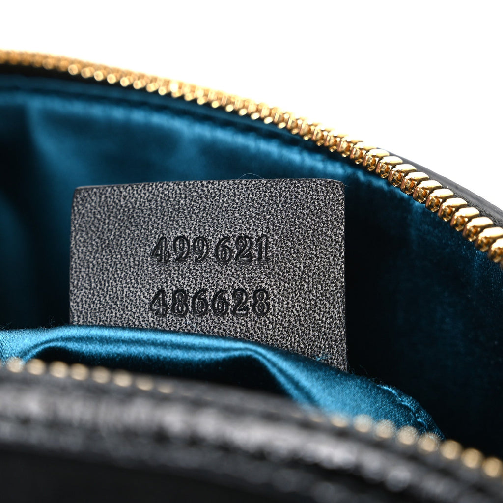 Suede Patent Web GG Small Ophidia Dome Shoulder Bag Black wholesalehk.shop